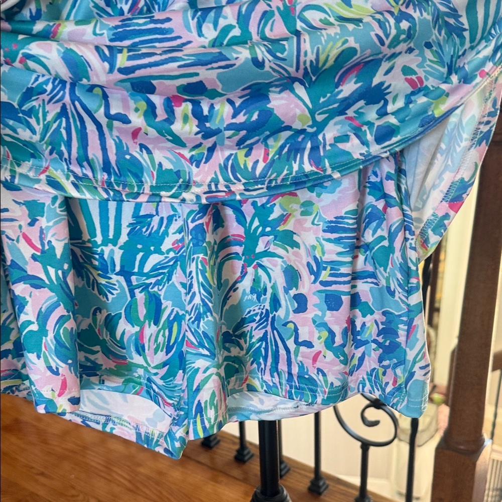 Colorful Floral V-Neck Dress - Picture 2 of 3